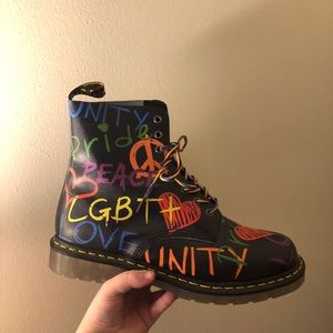 NWOT LIMITED EDITION PRIDE DOC MARTENS